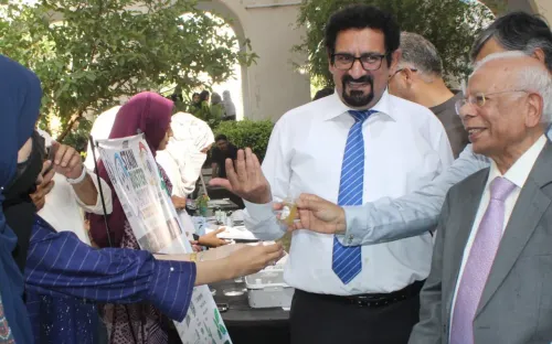 Students and faculty members at the BZU Final Project Display 2026