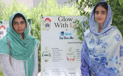 Students presenting their final year projects at the Institute of Chemical Sciences, BZU Multan